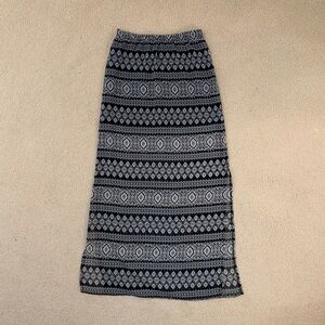 La Hearts Boho Skirt with Mini Slip